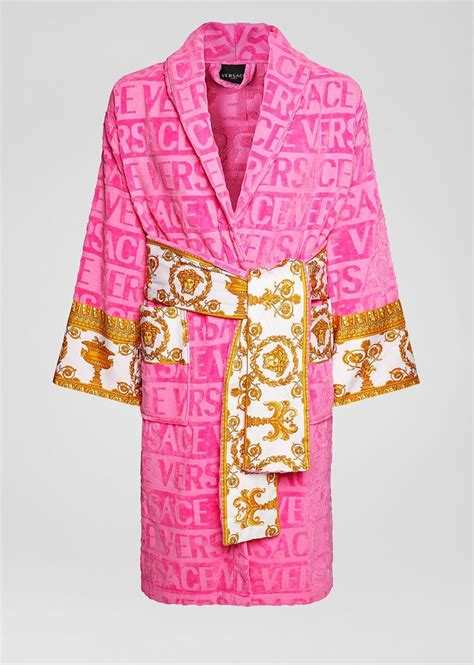 versace robe for women|versace dressing gown women.